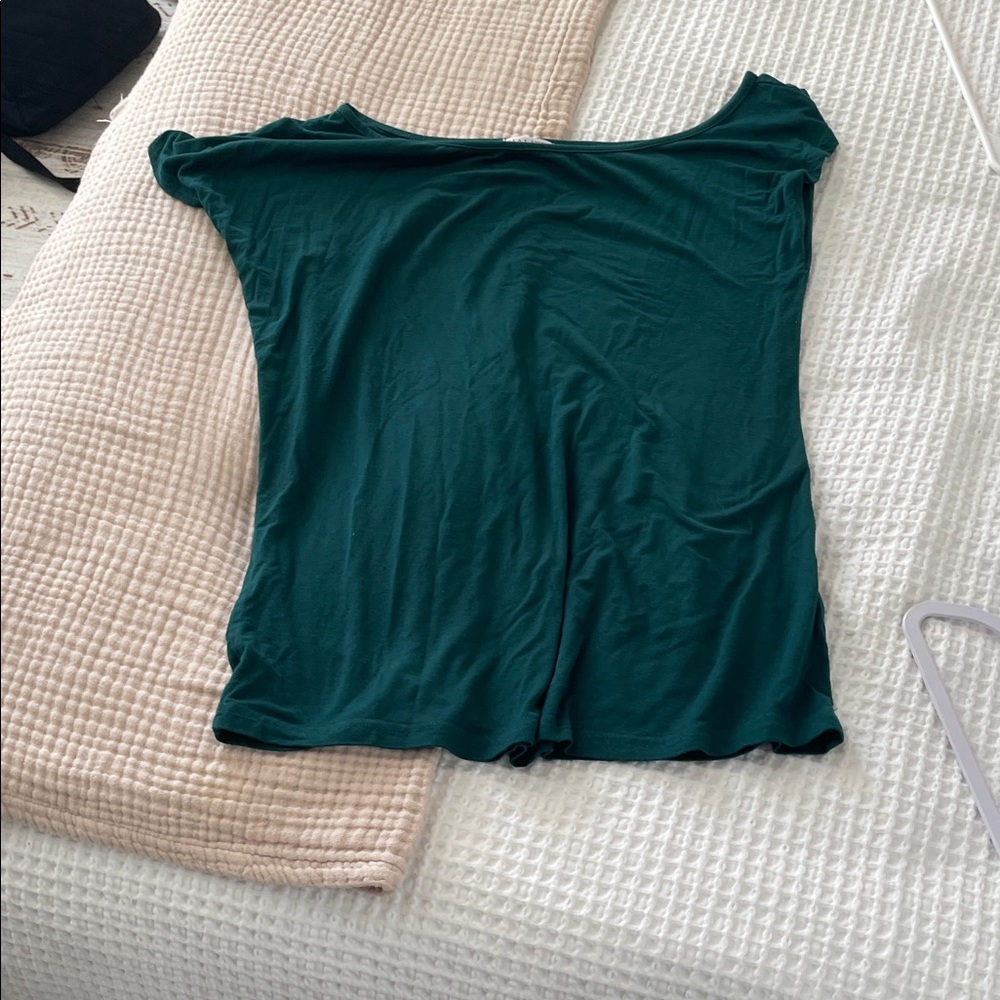 H&M Teal Short Sleeve Women's Top